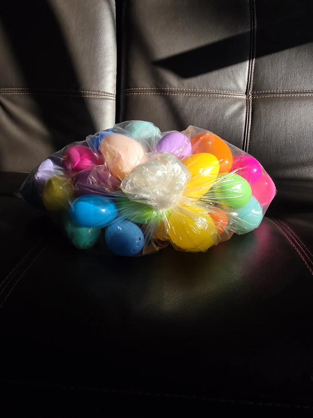 Assorted Plastic Party Eggs - Multicolor Decorative Fillers
